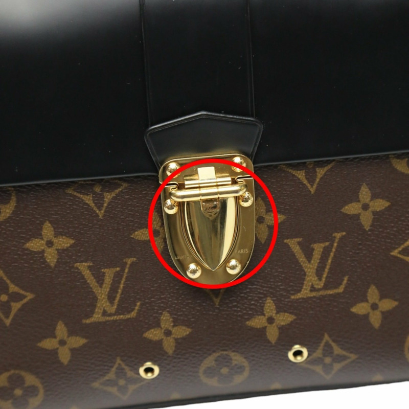 路易威登 LOUIS VUITTON 單肩包 Monogram 單手柄翻蓋帆布 M43125 棕色 LV-9