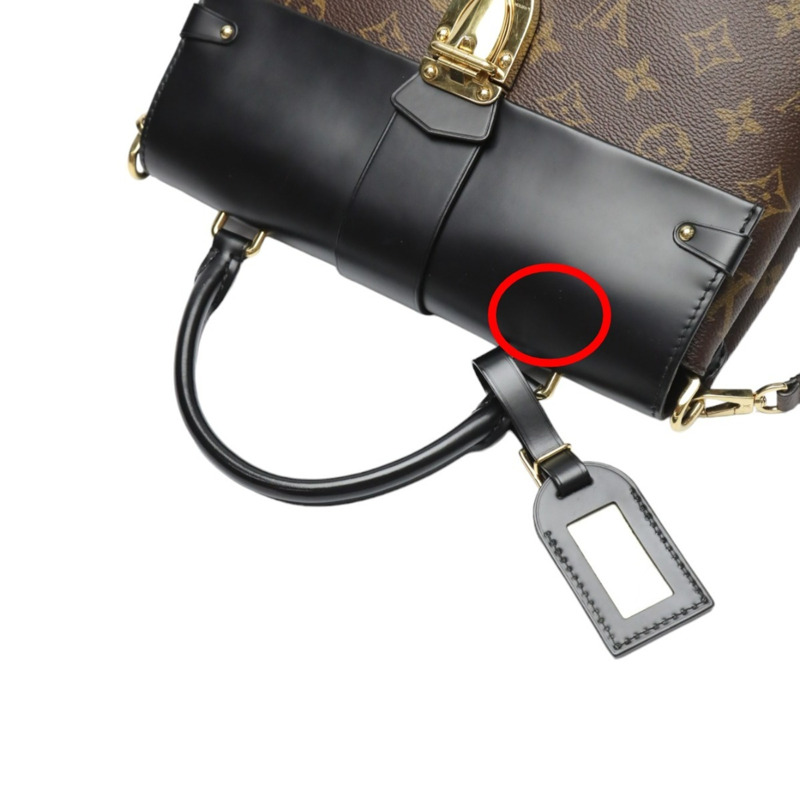 路易威登 LOUIS VUITTON 單肩包 Monogram 單手柄翻蓋帆布 M43125 棕色 LV-11
