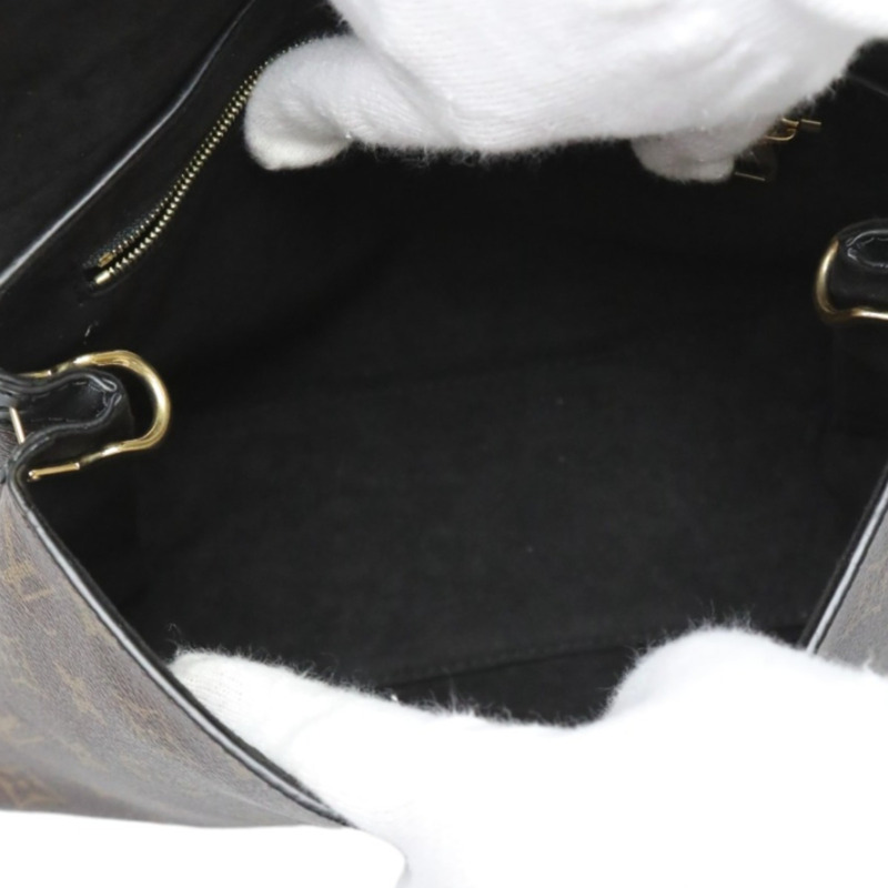 路易威登 LOUIS VUITTON 單肩包 Monogram 單手柄翻蓋帆布 M43125 棕色 LV-13