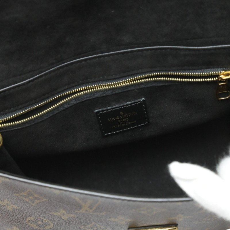 路易威登 LOUIS VUITTON 單肩包 Monogram 單手柄翻蓋帆布 M43125 棕色 LV-16