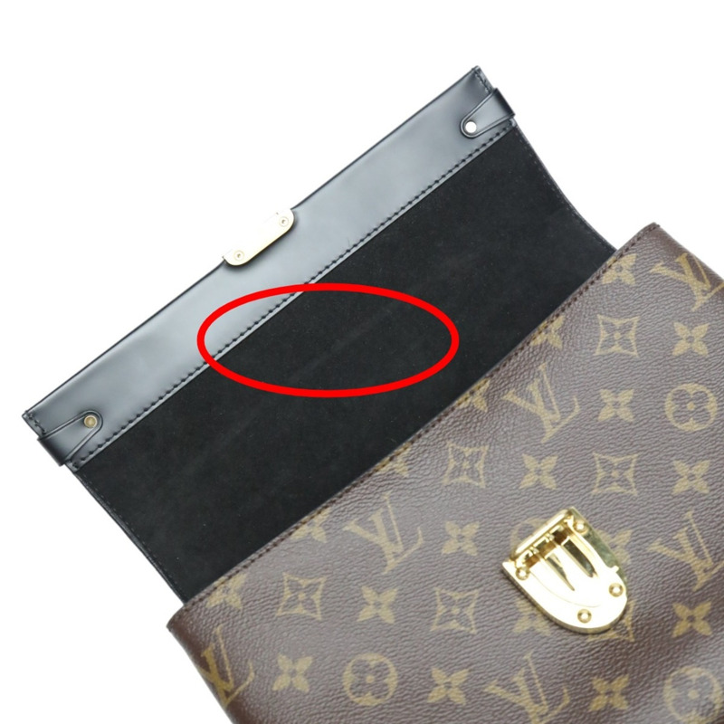 路易威登 LOUIS VUITTON 單肩包 Monogram 單手柄翻蓋帆布 M43125 棕色 LV-18
