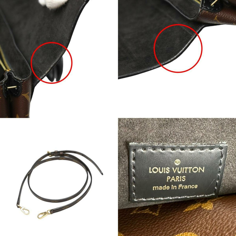 路易威登 LOUIS VUITTON 單肩包 Monogram 單手柄翻蓋帆布 M43125 棕色 LV-19