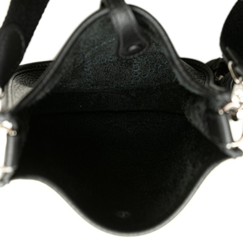 Hermes Evelyn TPM 單肩包 黑色 Taurillon Clemence 女士 HERMES-4