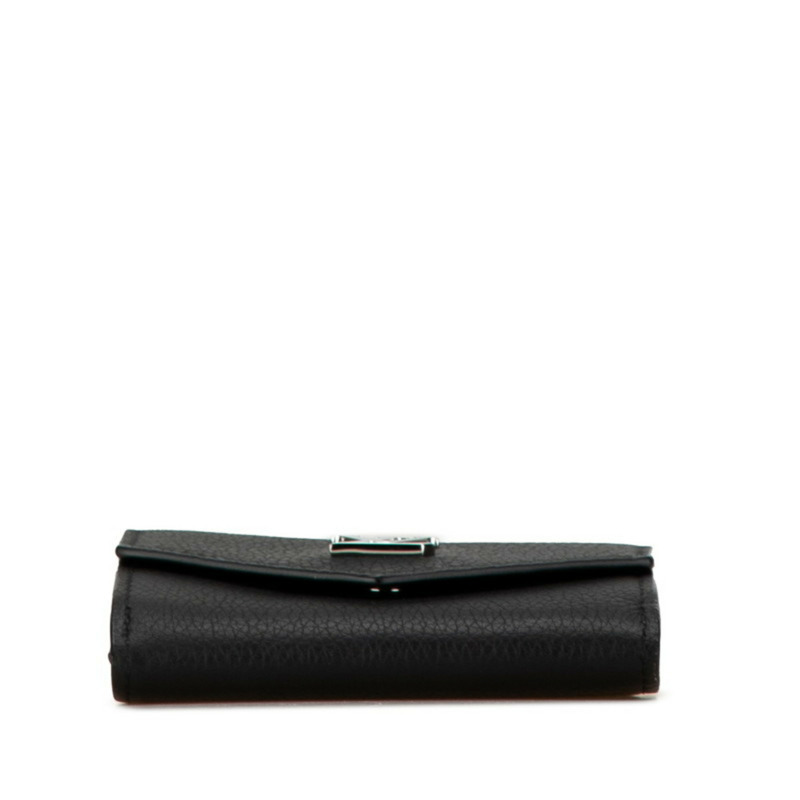 路易威登 Portefeuille Lock 三折皮夾 M63921 黑色銀色皮革男士路易威登LOUIS VUITTON官方線上旗艦店-4