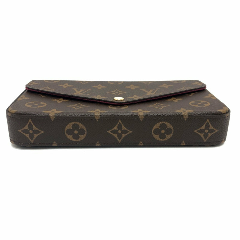 路易威登 M81896 Pochette Felicie 單肩包 Monogram 帆布 女士棕色-3