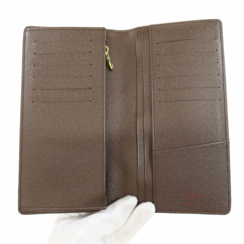 路易威登 N60017 Portefeuille Brazza 舊長皮夾 Damier 帆布女士路易威登 LOUIS VUITTON-3
