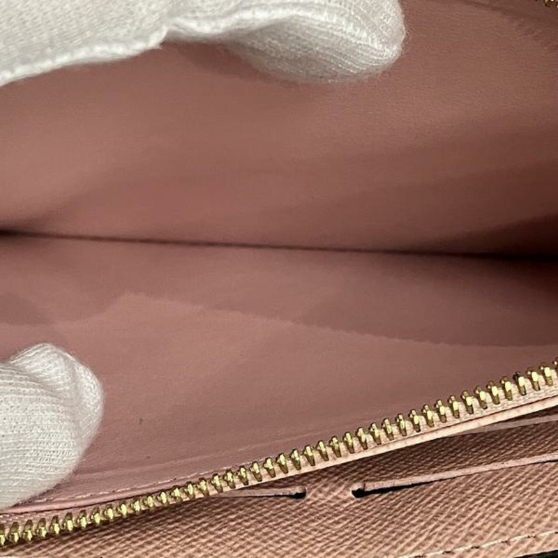 Louis Vuitton Damier Portefeuille Sarah Rose Ballerine N60114 女士雙折長皮夾-6