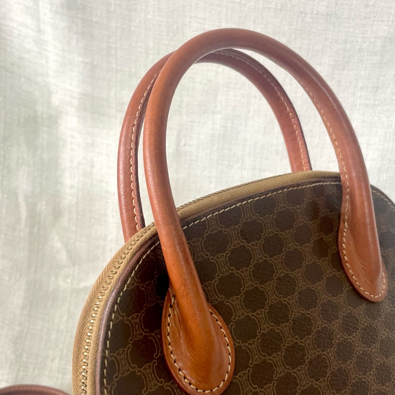 Celine 中古凱旋門老花貝殼包 斜挎包Alma BB-13