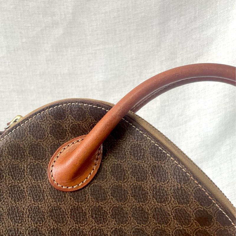 Celine 中古凱旋門老花貝殼包 斜挎包Alma BB-16