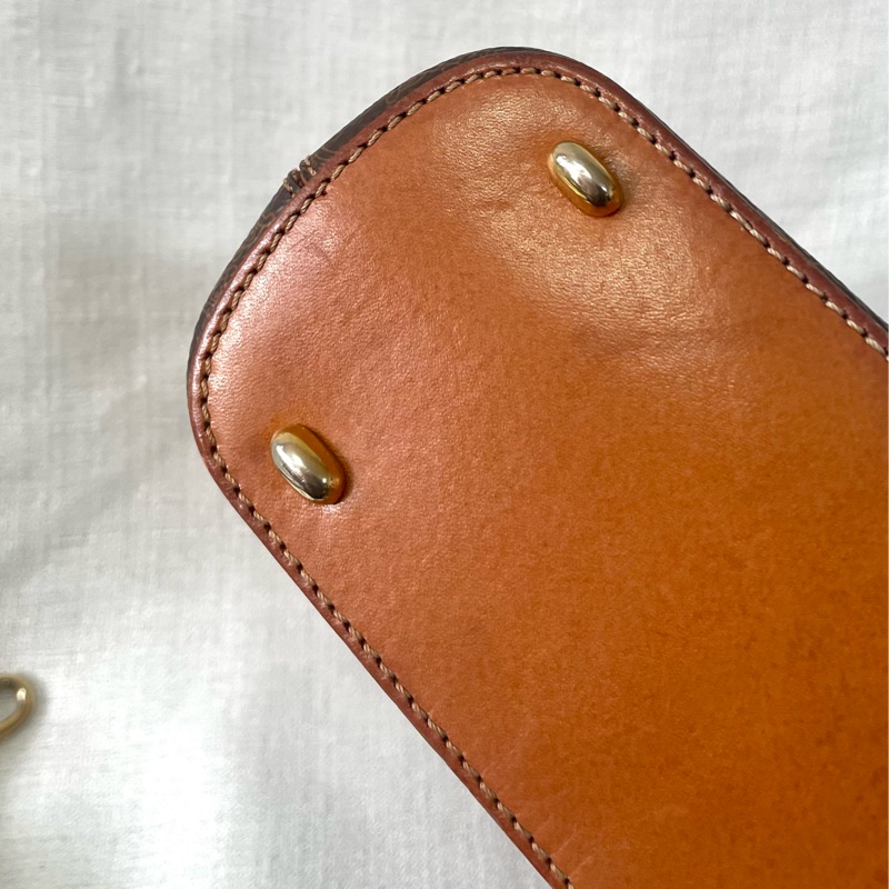 Celine 中古凱旋門老花貝殼包 斜挎包Alma BB-18