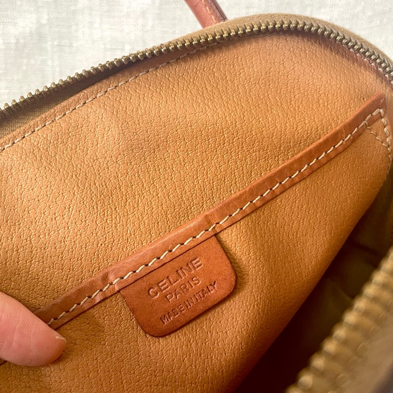 Celine 中古凱旋門老花貝殼包 斜挎包Alma BB-20