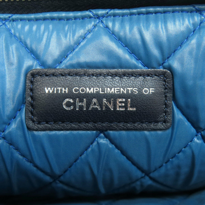 香奈兒 A82074 可可馬克花卉圖案帆布手拿包 女士 CHANEL-6