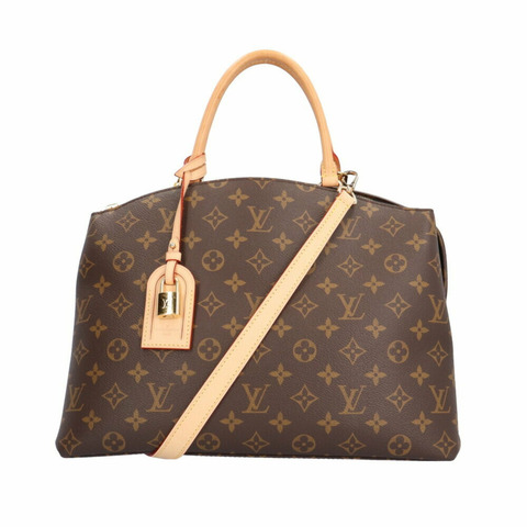 路易威登 Grand Palais MM Monogram 肩背包帆布 M45898 棕色 女士路易威登 LOUIS VUITTON