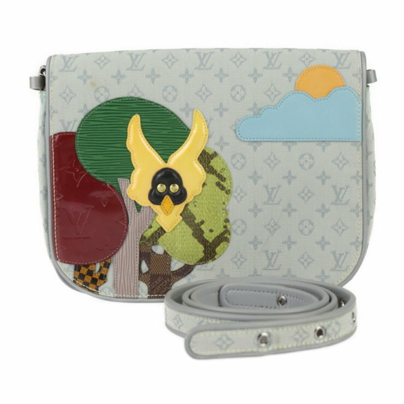 LOUIS VUITTON 路易威登 Comte de Fay Musette 肩背包 M92279 Monogram 帆布皮革灰色多色斜背包-0