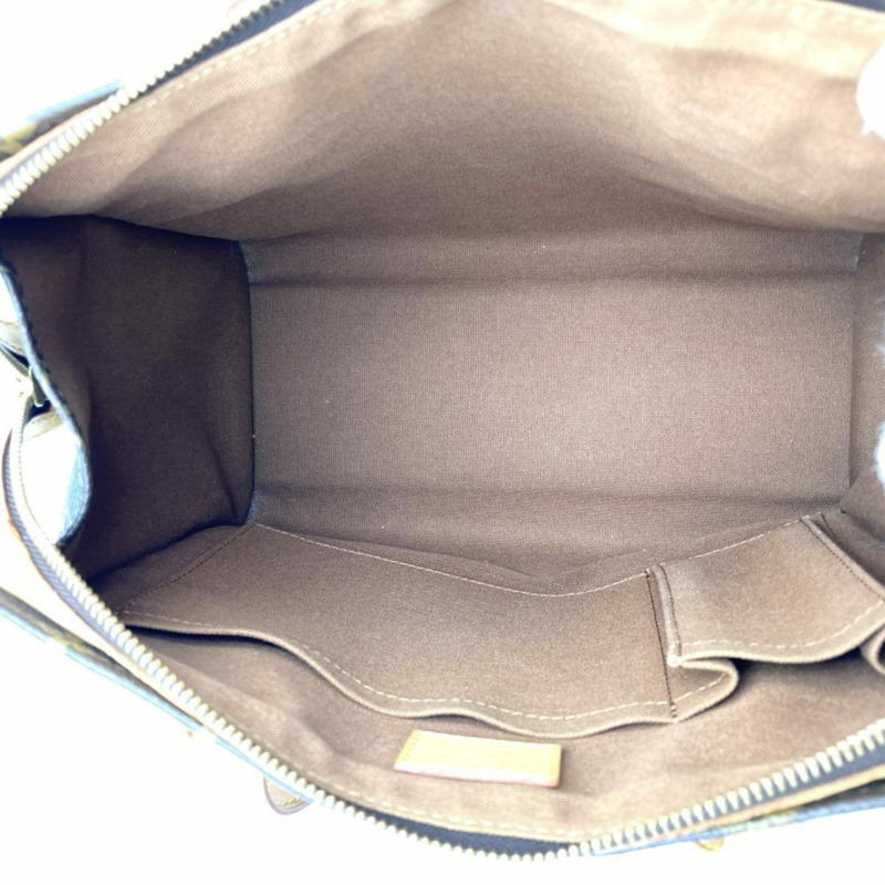 路易威登 M40007 Popincourt Au 手提包棕色 Monogram 帆布皮革女式-5