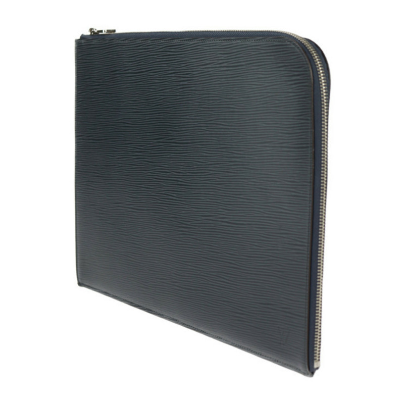 LOUIS VUITTON 路易威登 Nomad Pochette Jour GM Second Bag M64154 Epi 皮革藍海洋 L 型手拿包-1