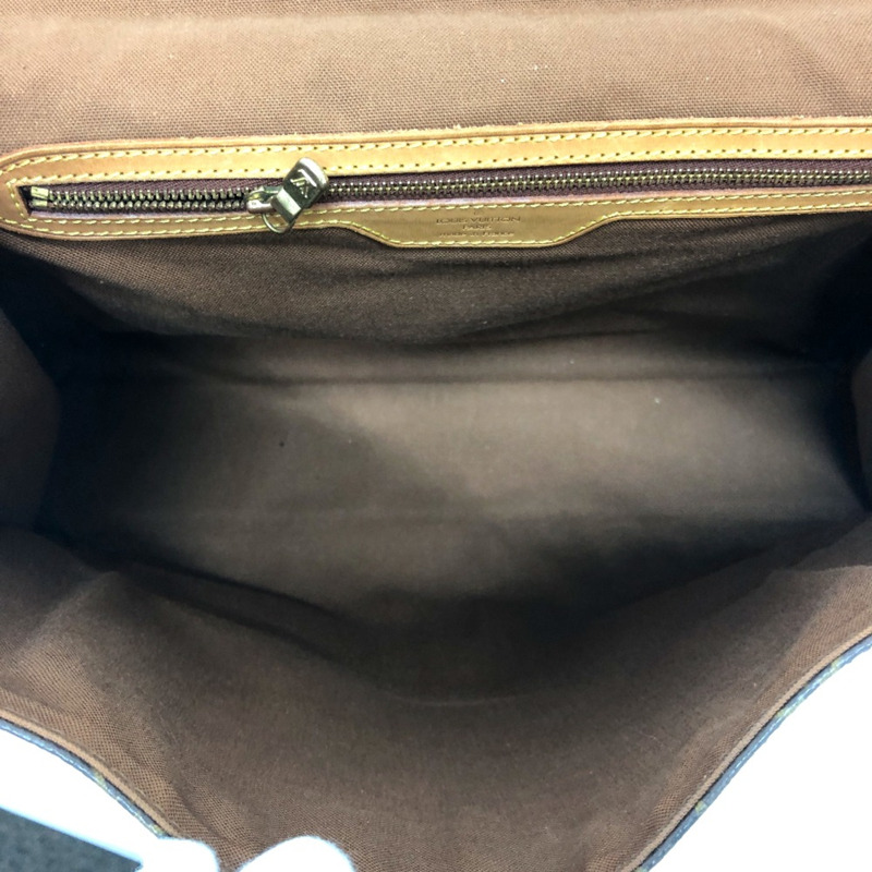 路易威登 M51122 Monogram 2WAY 斜背包 肩背包 商務包 棕色 金色五金-11
