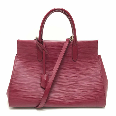 Louis Vuitton M94612 2WAY 包肩斜背包手提包紫紅銀色五金