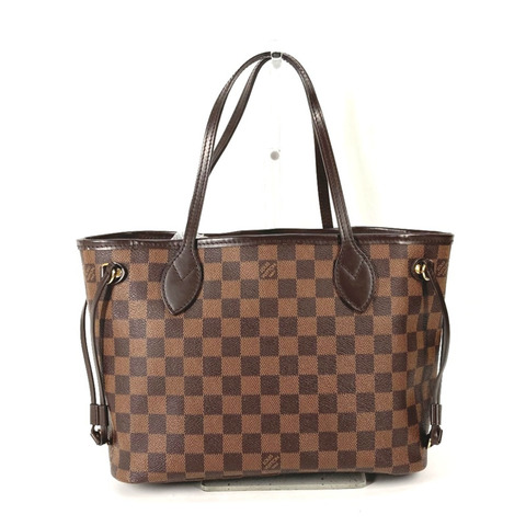 Louis Vuitton N41359 Damier 單肩包附小袋托特包 Ebene 棕色