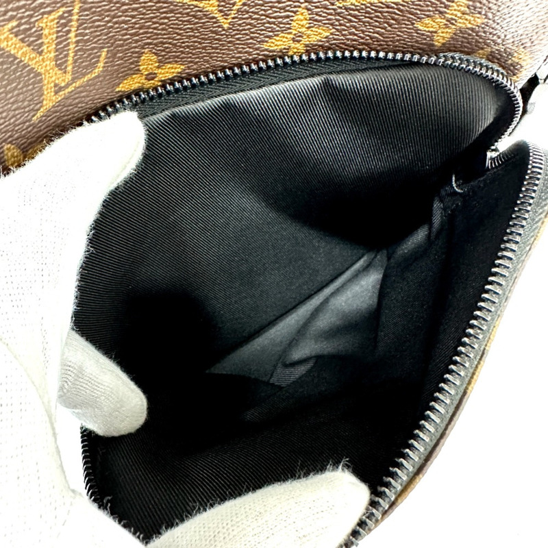 路易威登 M45897 MonogramMacassar 斜背包 斜背包 棕色-12