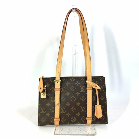路易威登 M41210 Monogram 肩背包 棕色