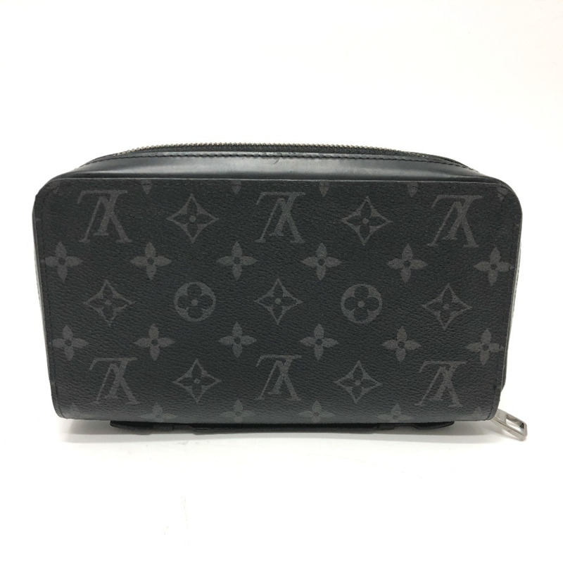 路易威登 M61698 MonogramEclipse 手提包旅行箱長皮夾黑色-1