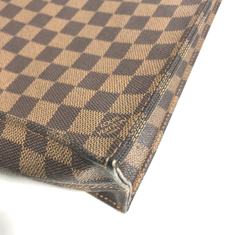 路易威登 N51140 Damier 包手提包垂直托特包 Ebene 棕色-10