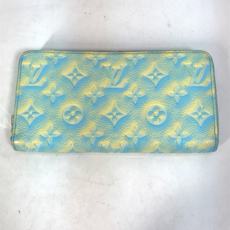 Louis Vuitton M81466 MonogramEmpreinte 長版皮夾 面紗黃色-1