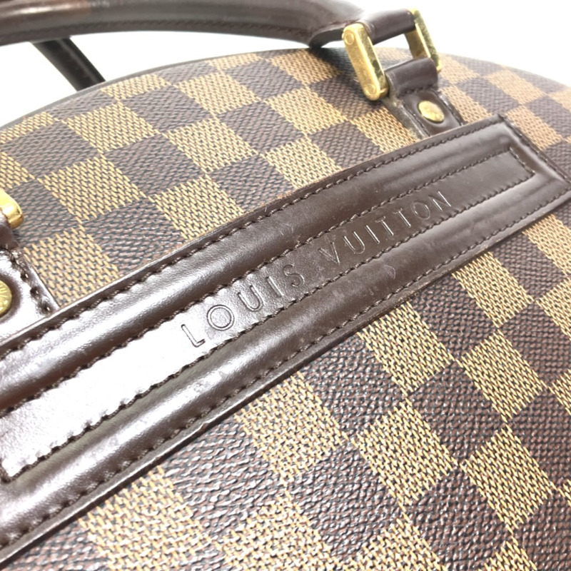 Louis Vuitton N41455 Damier 肩背包 行李包 手提包 Ebene 棕色-11