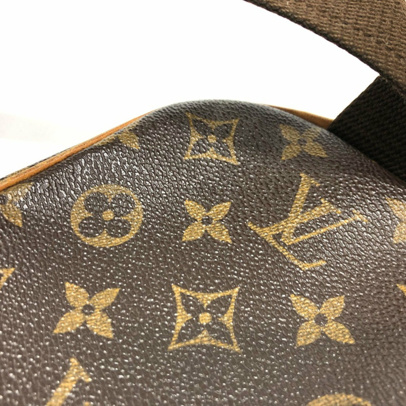 Louis Vuitton M51870 Monogram 肩背包 棕色 金色五金-12