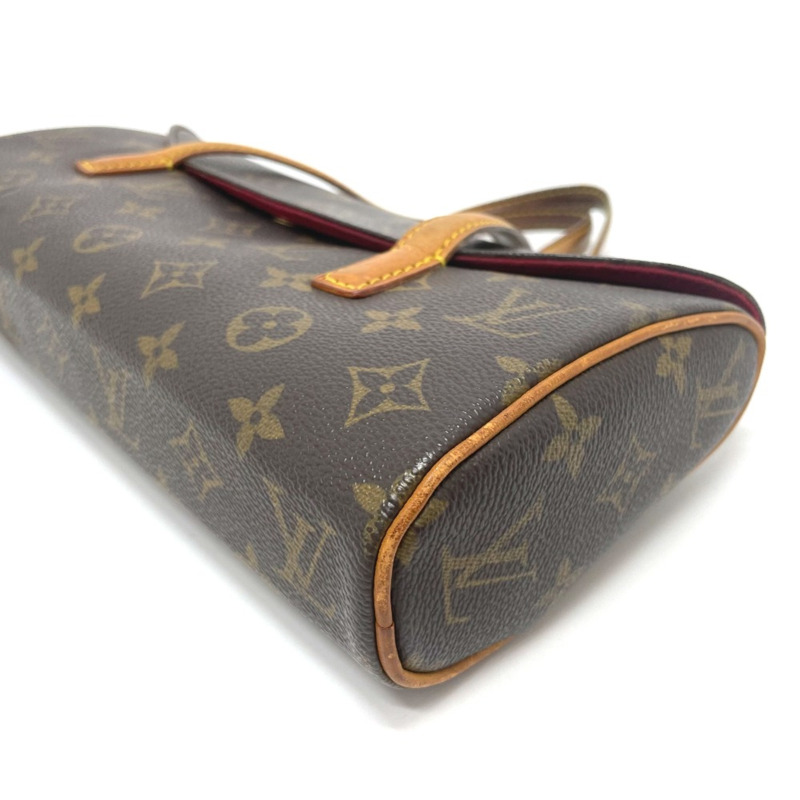 路易威登 M51902 Monogram 寬度手提包 棕色-4