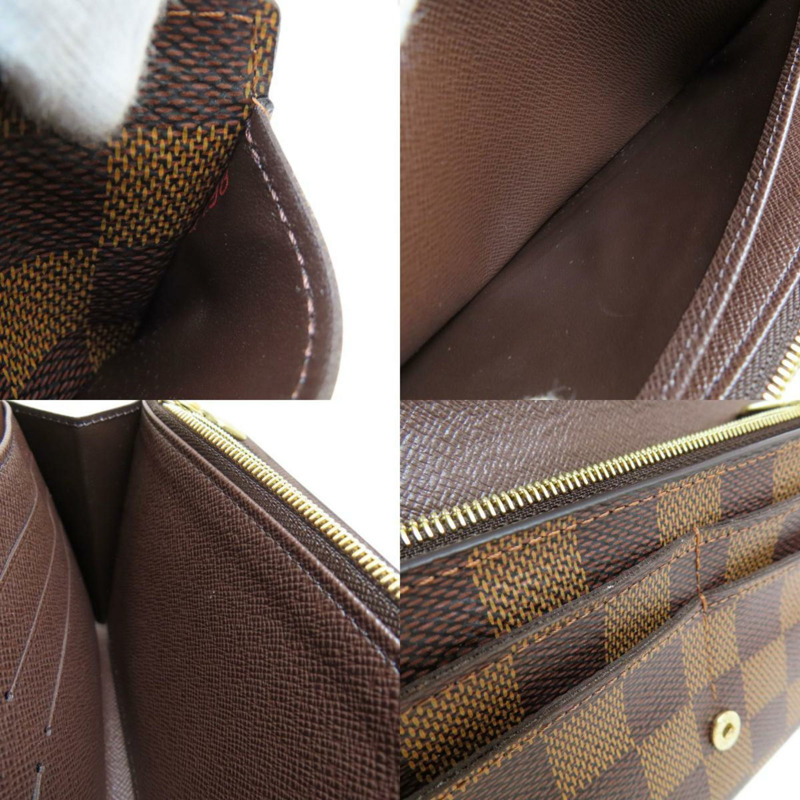 路易威登 N63209 Portefeuille Sarah 長版皮夾 Damier 帆布女士 路易威登 LOUIS VUITTON-7