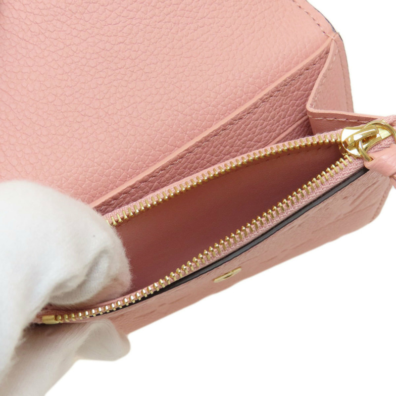 路易威登 M81520 Portomonnaie Rosalie Rose 貴賓犬錢包/零錢包 Empreinte 女式-4