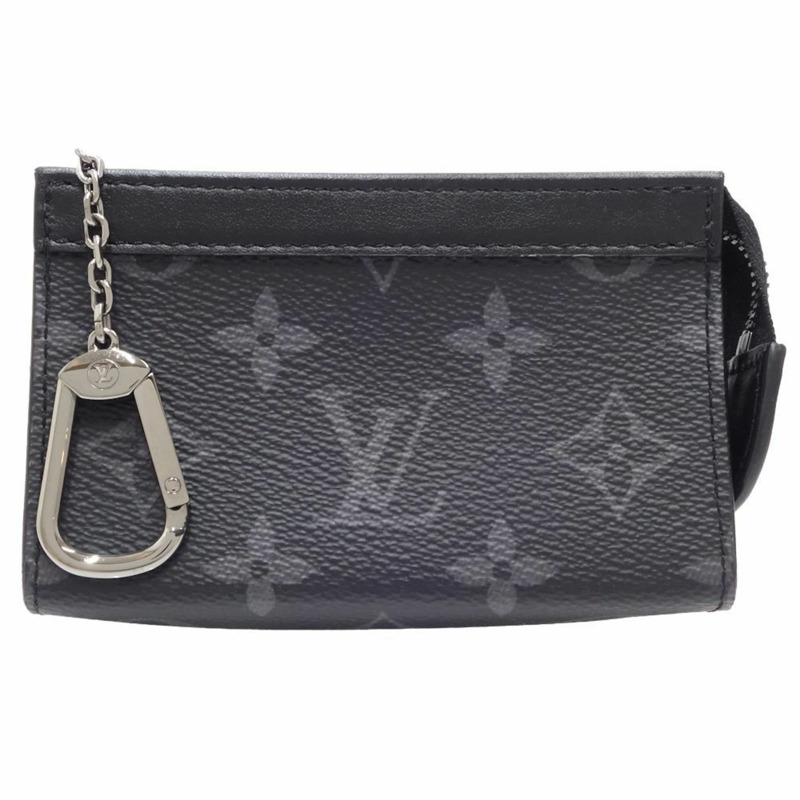 LOUIS VUITTON 路易威登 皮夾/零皮夾 M82776 手拿包 Crevoyage Monogram Eclipse Noir 180408-9