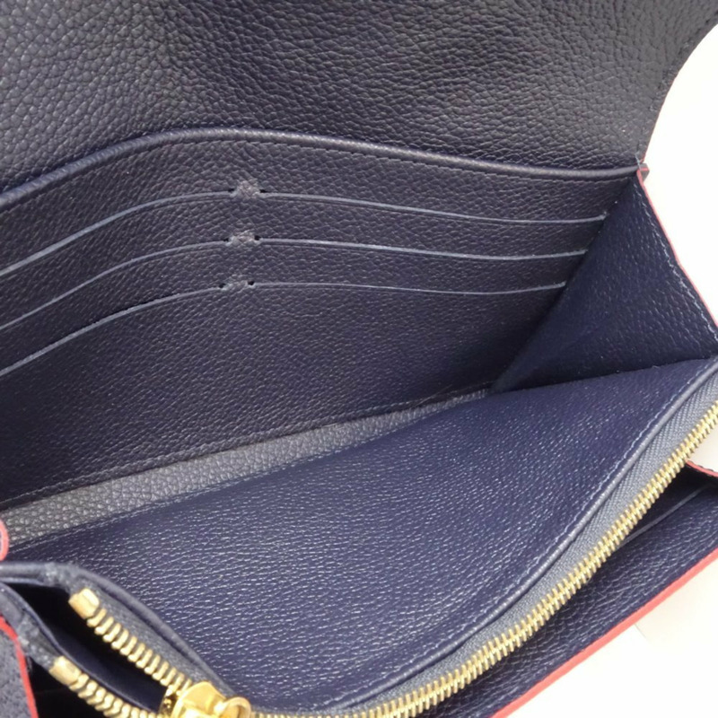路易威登 Portefeuille Sarah M62125 長皮夾 Monogram Empreinte Marine Rouge 083895-7