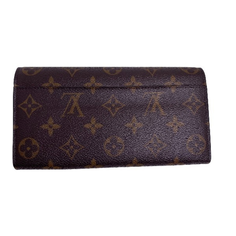 路易威登 Portefeuille Sarah Monogram M60531 路易威登 棕色長皮夾 LV-1