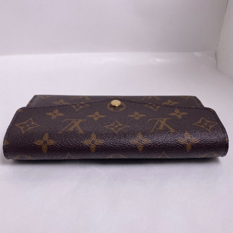 路易威登 Portefeuille Sarah Monogram M60531 路易威登 棕色長皮夾 LV-4