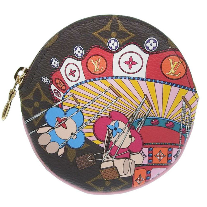路易威登 LOUIS VUITTON Monogram Portomone Ron Vivienne 零錢包 Aerial Trapeze Day 限量版 M69757-0