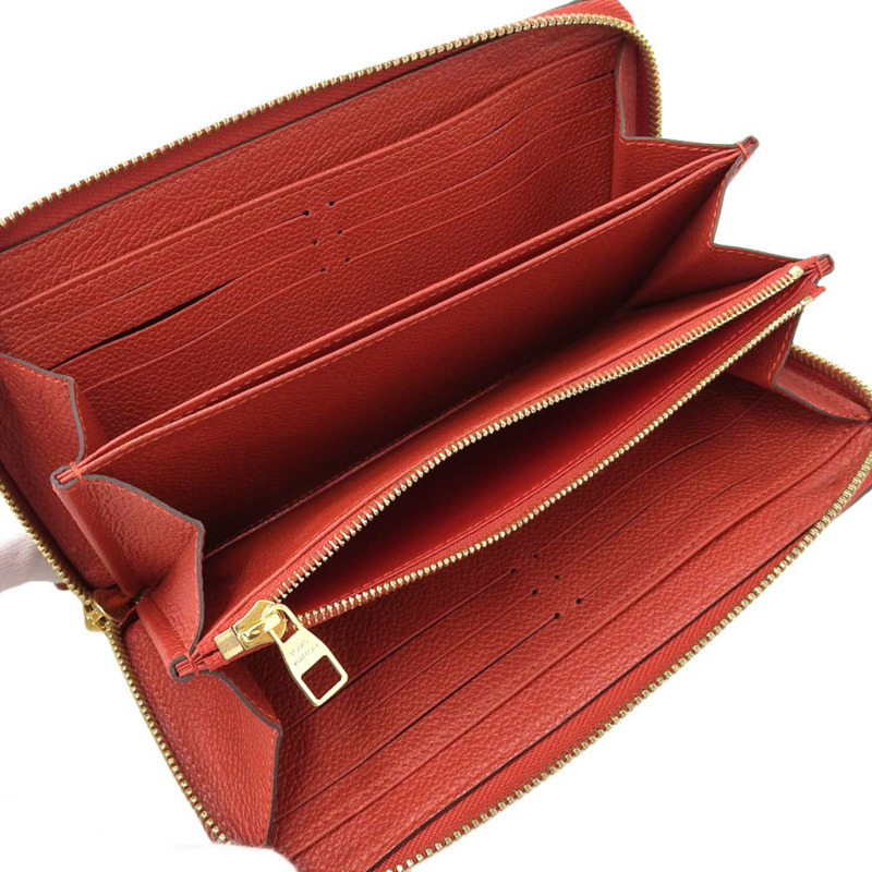路易威登 Monogram Empreinte Zippy 皮夾式保護套 紅色 女式 M62214-2