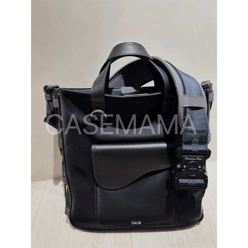 9成新 Christian Dior x Sacai Saddle Tote 男款-0