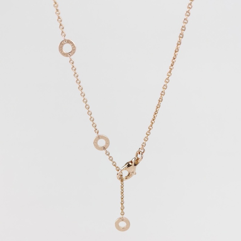 全新🆕Bvlgari B.Zero118K玫瑰金陶瓷彈簧項鍊寶格麗-3