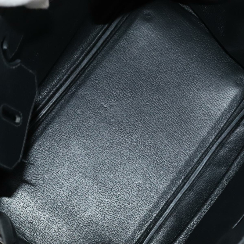 【日本直送】愛馬仕 Birkin 35 手提包，黑色皮革，金色，正品，貨號 77553A-18