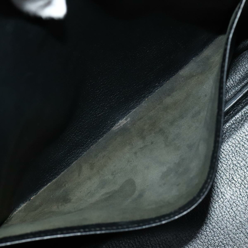 【日本直送】愛馬仕 Birkin 35 手提包，黑色皮革，金色，正品，貨號 77553A-23