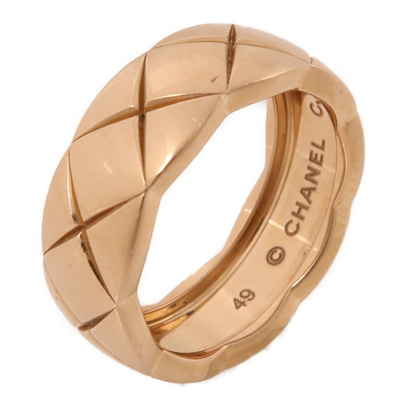 CHANEL 18K玫瑰金Coco Crush Ring戒指Chanel#49/US#5|PopChill 拍拍圈