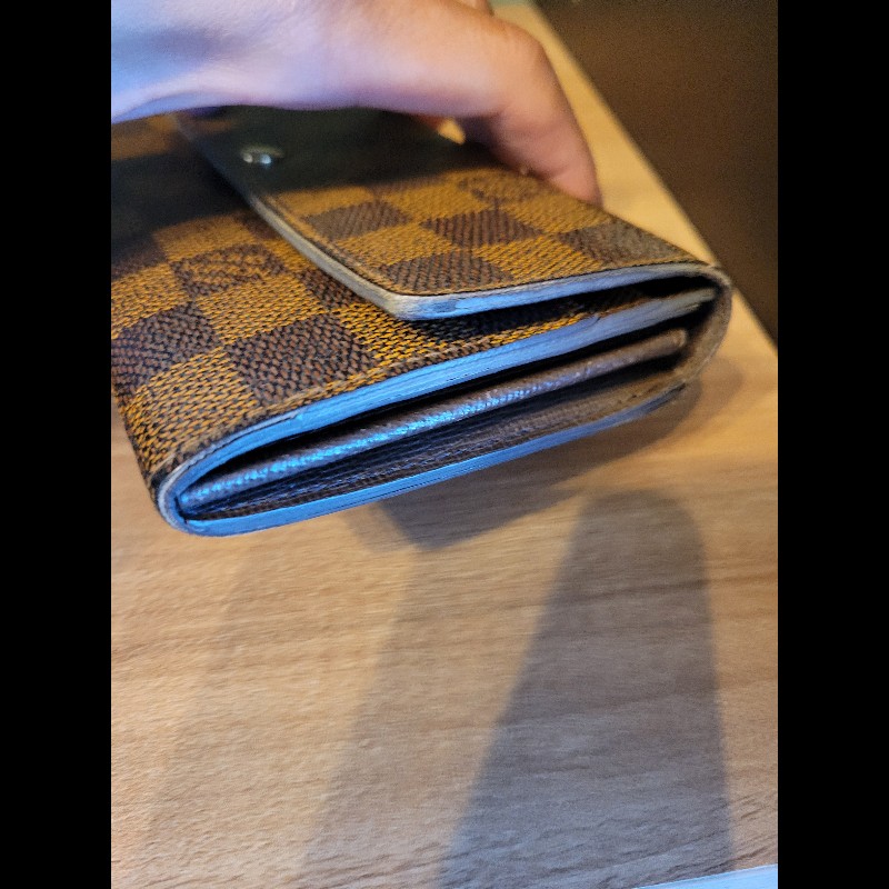 LV 棋盤格長夾-16