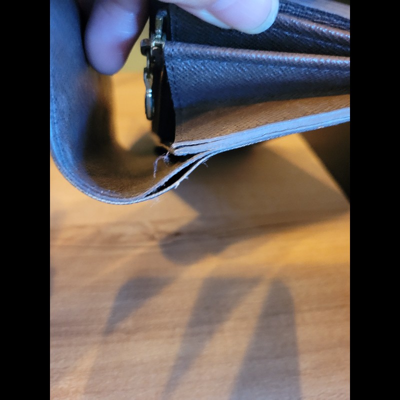 LV 棋盤格長夾-19