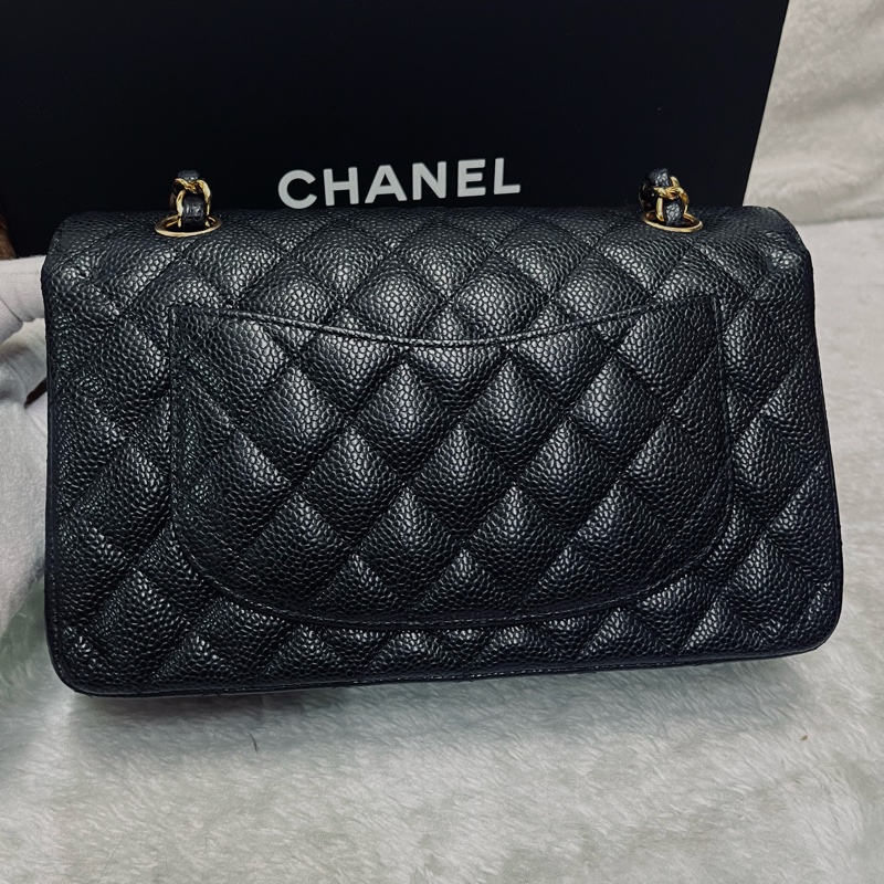 Chanel cf23黑金荔枝牛(晶片款)-23