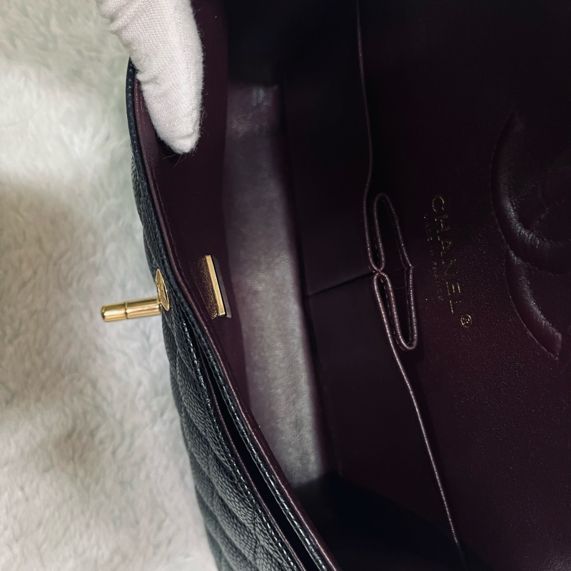 Chanel cf23黑金荔枝牛(晶片款)-28