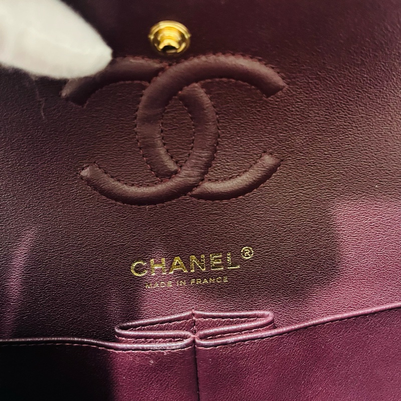 Chanel cf23黑金荔枝牛(晶片款)-33