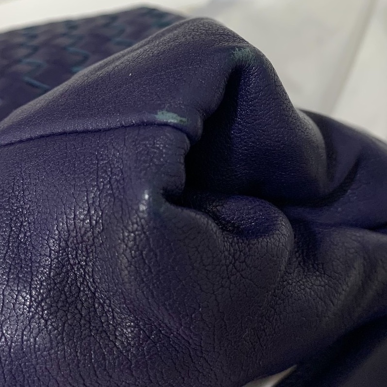 BOTTEGA VENETA BV Cobalt Nappa Hobo 紫 幸運餅乾包 水餃包 手提包 肩背包 側背包-26